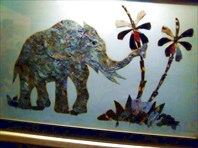 Мозаика из бабочек